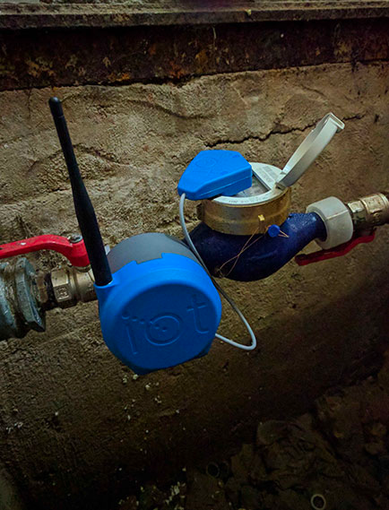 Odečtové hlavy IoT.water