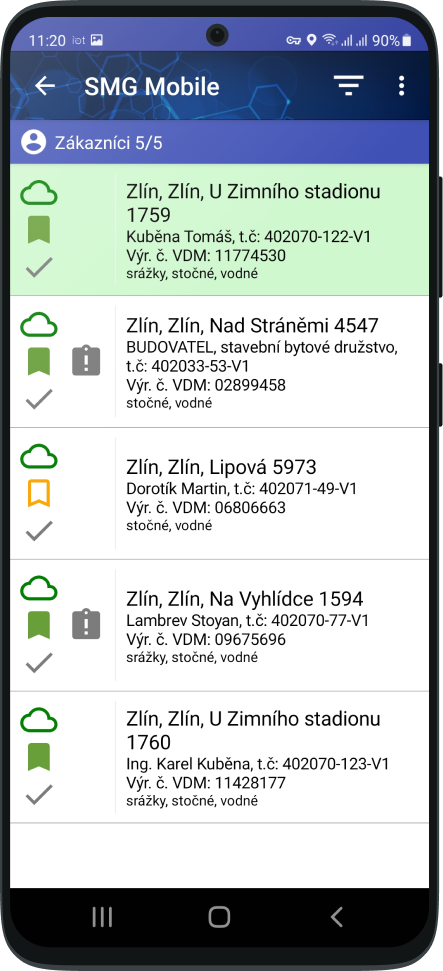 Pochůzkové odečty